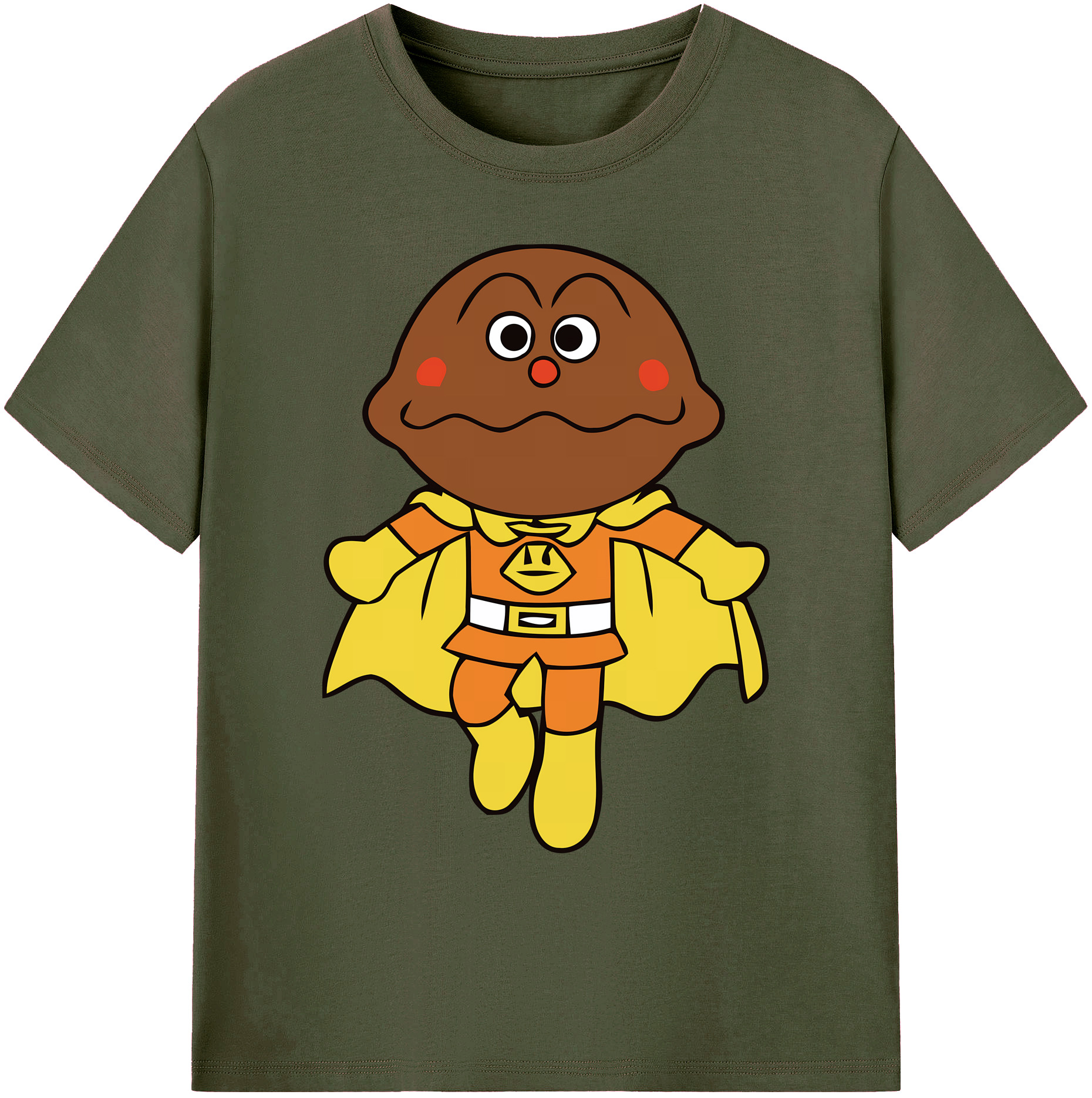 （画像用） アンパンマン Anpanman 綿100％ メンズ半袖Tシャツ｜肌触りやわらか＆通気性